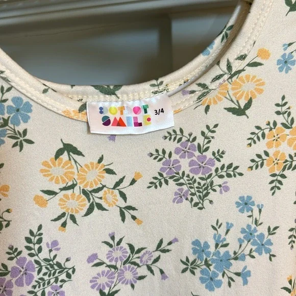 Dotdotsmile Size 3/4 Floral Tier Dress - Picture 2 of 2